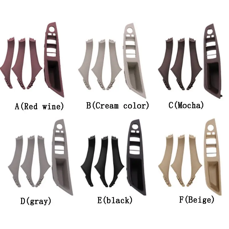 Правый руль RHD серый бежевый черный автомобиль левая внутренняя дверная ручка