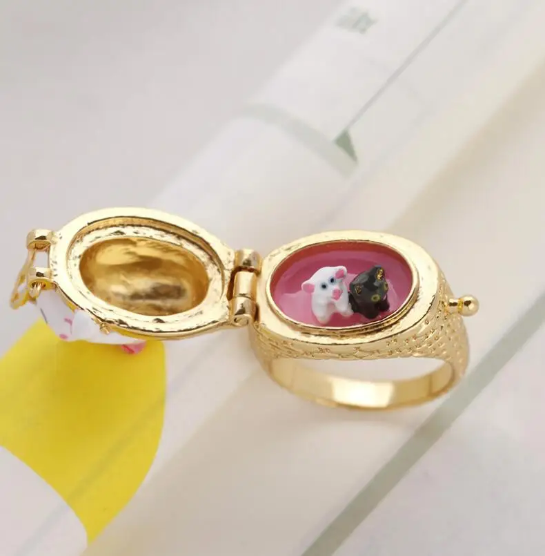 CSxjd эмалированная глазурь изысканное симпатичное кольцо для кошек