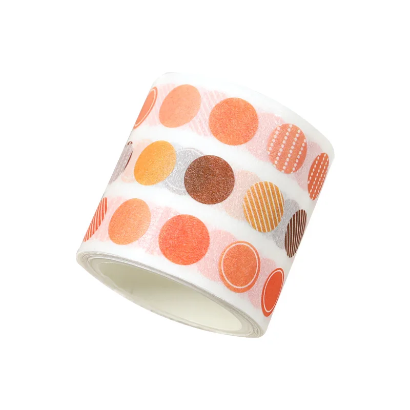 

Dot Masking Washi Tape Basic Element Decorative Adhesive Tape Planner DIY Diary Photo Scrapbooking Japanese Stationery Stickers