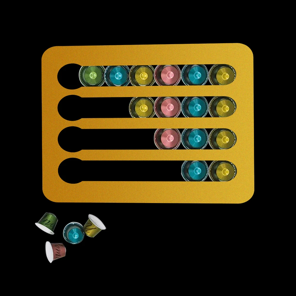 Держатель для кофейных капсул Nespresso 24 чашки стойка полка хранения держатель