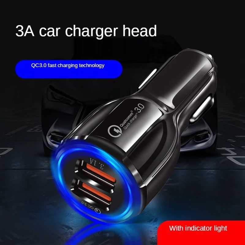 30 Вт зарядных порта USB для автомобиля Зарядное устройство быстрой зарядки QC3.0 Тип