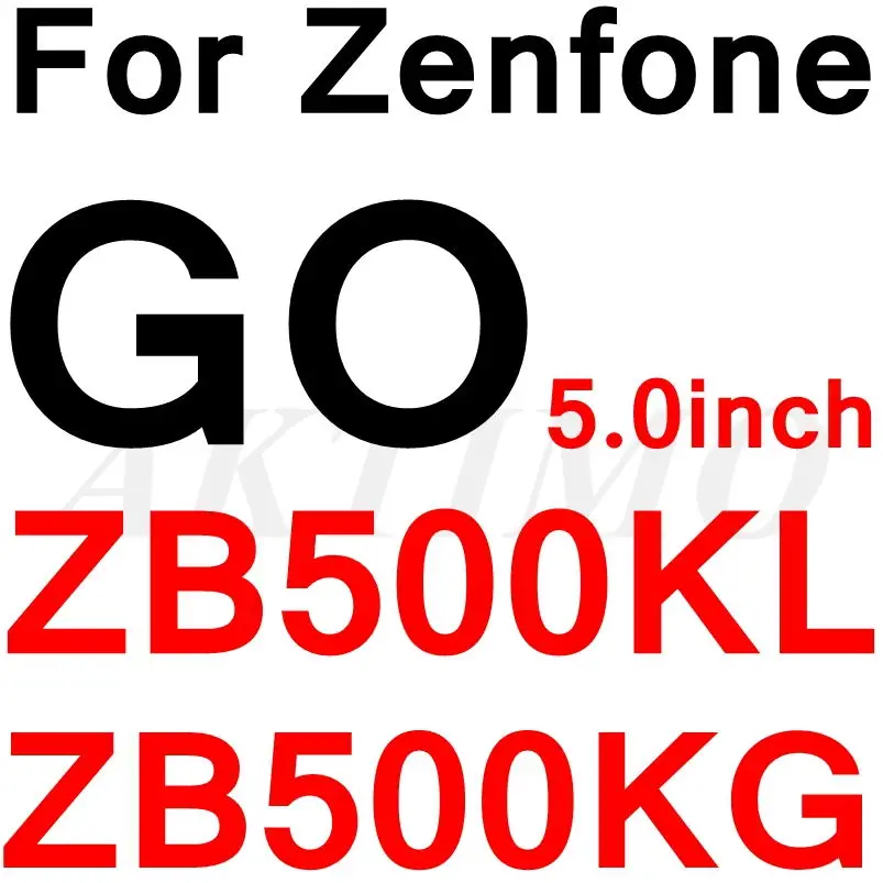 С уровнем твердости 9H 0,26 мм прозрачное закаленное Стекло для Asus Zenfone 2 Laser Ze500KL Ze550KL 5 GO ZC451TG Zenfone 3 Max Zc520TL ZB452KG ZC553KL ZB500KL пленка - Color: ZB500KL