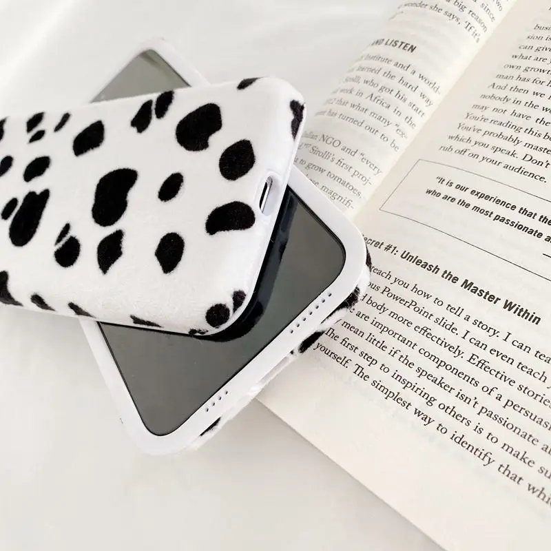 

Luminous Cows Case for iPhone 1112Pro Max Mobile Phone Case for Apple XS XR iPhone7 8plus Soft Mini Cartoon Case