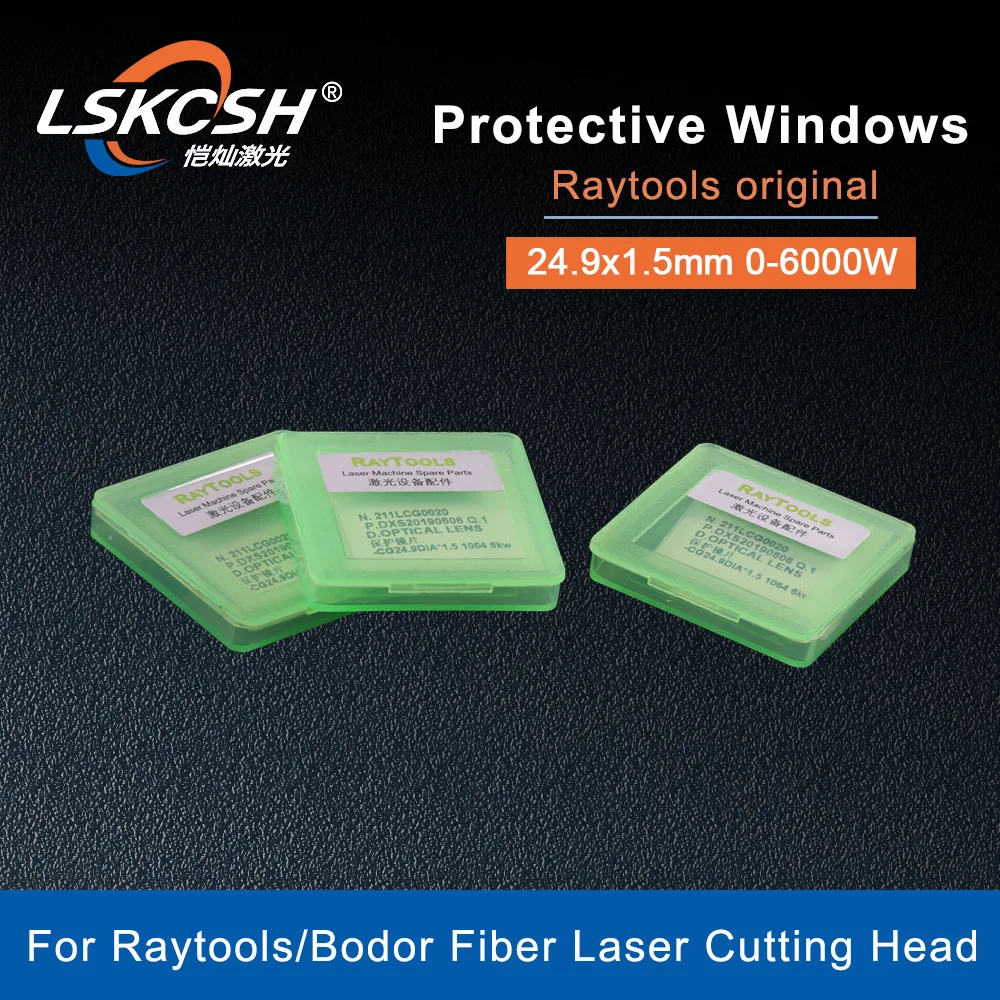 LSKCSH 10 шт./лот Raytools оптические линзы 27.9Dia* 4,1 1064nm 211LCG0035 211LCG0037 24,9* 1.5QBH волоконного лазера Windows Bodor