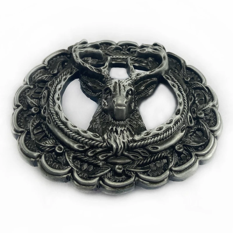 Металлическая пряжка для ремня с 3d изображением животного леса оленя аксессуары