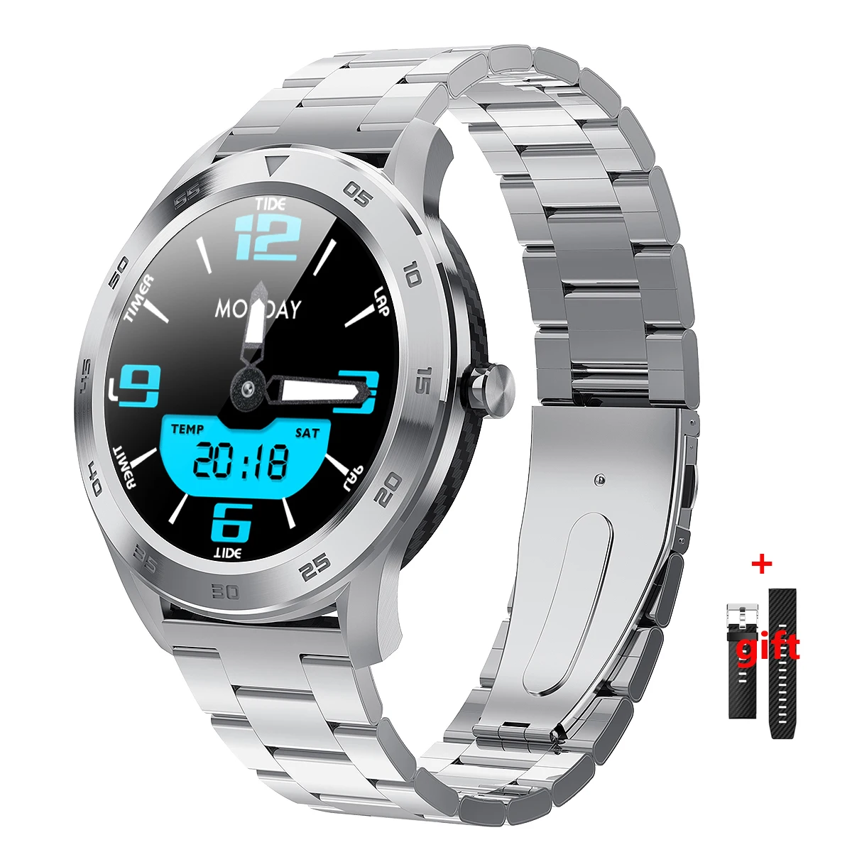 

DT98 Smart Watch Men Bluetooth Call Dial ECG PPG Full Round Touch Screen Smartwatch Waterproof IP68 for Iphone Xiaomi