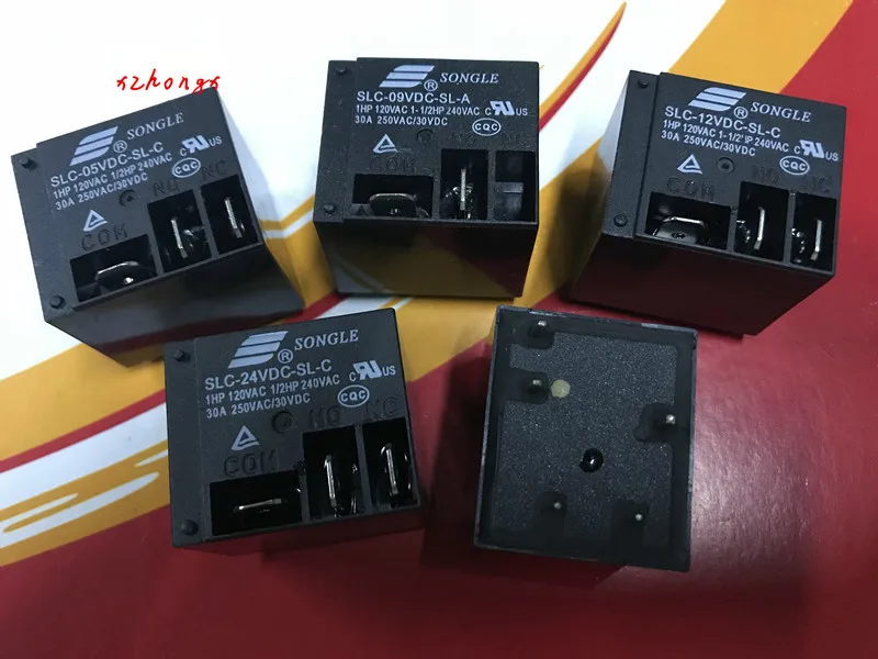 Slc 05vdc slc 09vdc sl c 12vdc 24vdc реле 5 контактный 30A 250VAC воздухокондиционер|Реле| |