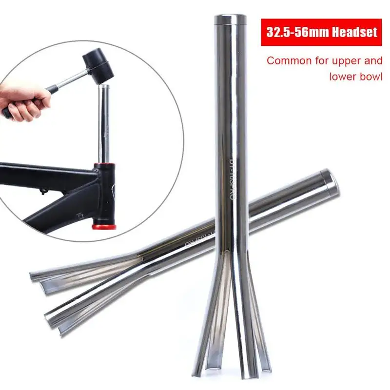

Bicycle Bowl Remover 32.5-56mm Stainless Steel MTB Mountain Bike Headset Cup Removal Tool Front Fork Tube Frame Repair Tools