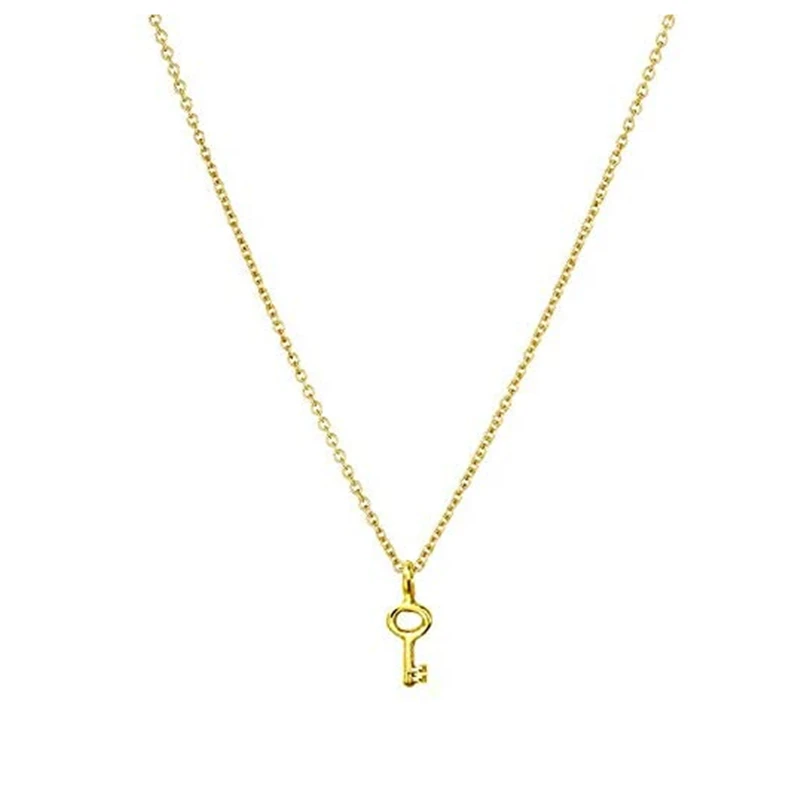 Простое ожерелье с подвеской для ключей женское колье изображением пожеланий