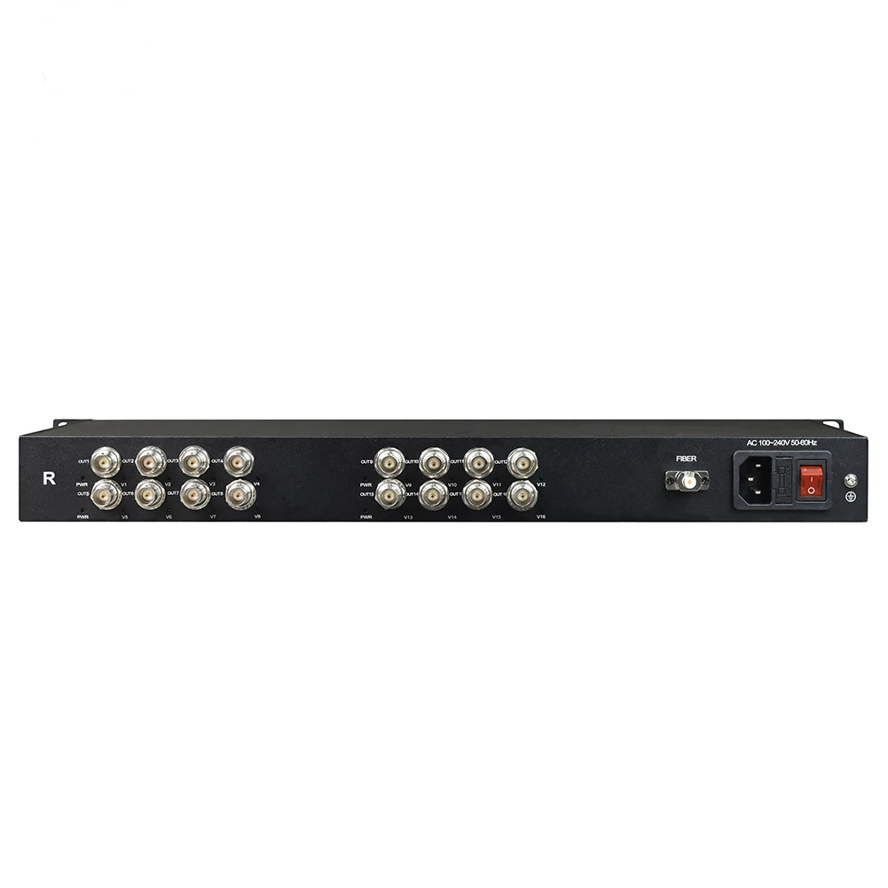 

16 Channel Multi Service 3G-SDI Video Fiber Transceiver broadcast video to fiber Transmitter and receiver