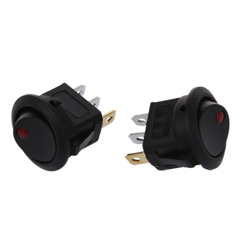 HTHL-20 x светодиодный дисплей переключатель вкл/выкл DC 12V 16 mm красный | Обустройство