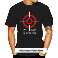 camiseta negra de tiro divertido para hombre camisa popular de rifle de aire s 3xl novedad de 2021
