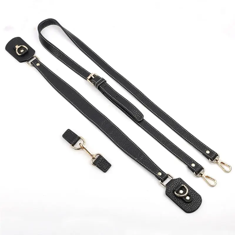 

Fashion Leather Replacement Shoulder Crossbody Bag Strap with Metal Buckles LX9F