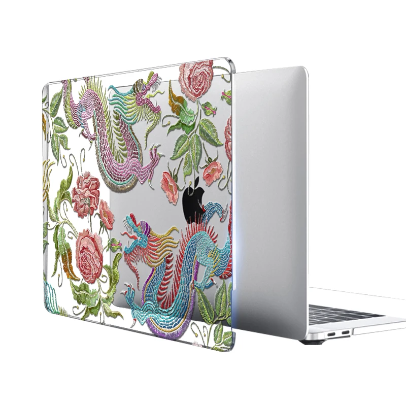 MTT чехол для ноутбука macbook air Pro retina 11 12 13 15 Сенсорная панель кристальная печать на прозрачной поверхности чехол для macbook air 13 дюймов