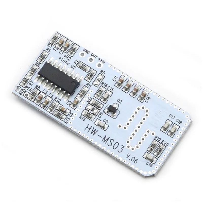 High Performance Motion Sensor HW-MS03 2.4GHz to 5.8GHz Microwave Radar Human body induction PIR switch Module for Arduino Diy