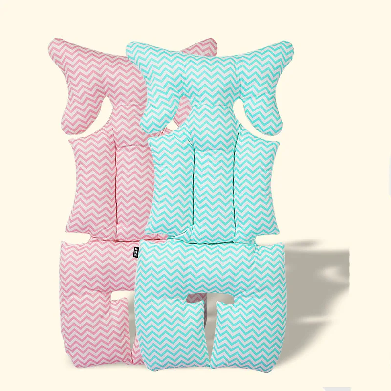 

Winter Thicken Cotton Pad Baby Dining Chair Warm Cushion Universal Stroller Cushion Soft Comfortable Baby Carriage Accessories