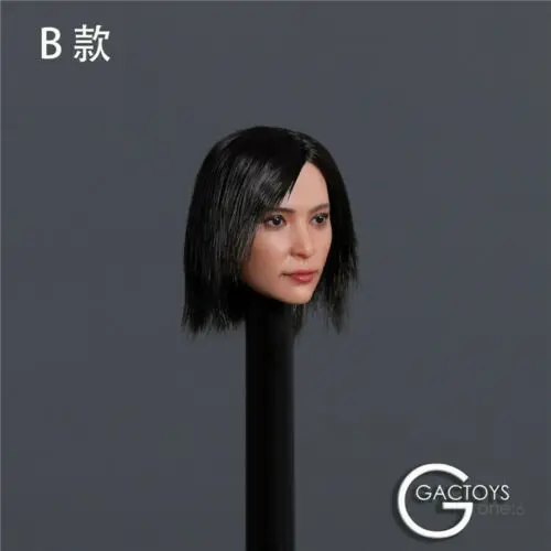 

1/6 Scale GC039 A/B/C/D Beauty Asian Girl Head Carving Sculpt Model Fit 12'' Action Figure Body Doll In Stock