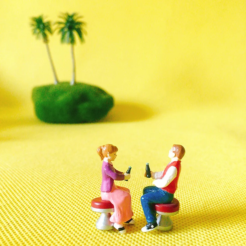 Милая пара/миниатюры поилки/Прекрасная фигурка/Сказочный Садовый Гном/Декор