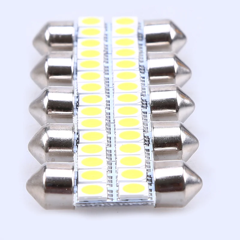 POSSBAY 5 шт./компл. 31 мм 6SMD 5050 авто автомобиль автомобильная светодиодная купольная