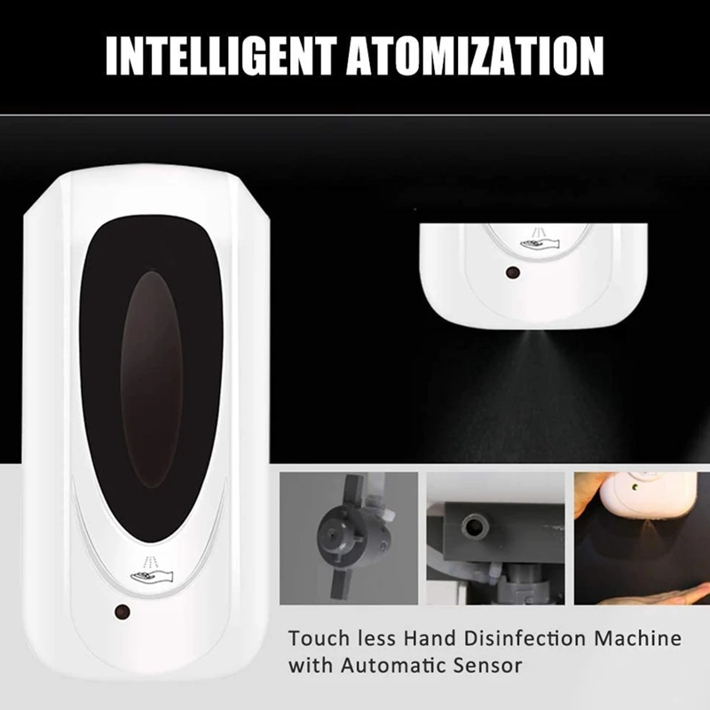 

Air Purifier Pressless Soap Dispenser, Disinfection Machine with Automatic Infrared Motion Sensor(US Plug)