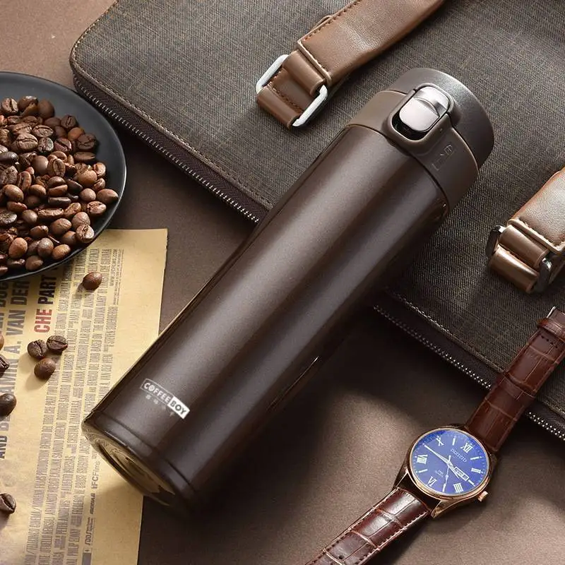 Кофейная кружка термос из нержавеющей стали 304 для мальчиков Термокружка женщин