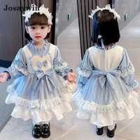 autumn winter dress for girls baby lolita girl kawaii wedding dresses girl ball gown princess party vestidos clothing girls