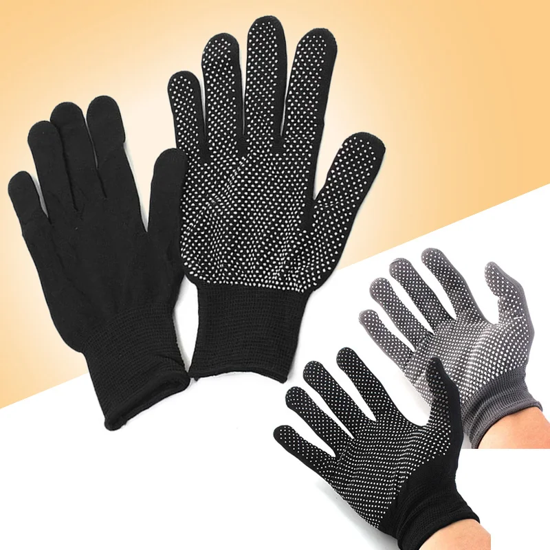 1 Pair Heat Resistant Protective Glove Hair Styling For Curling Straight Flat Iron Work gloves Safety High Quality | Красота и
