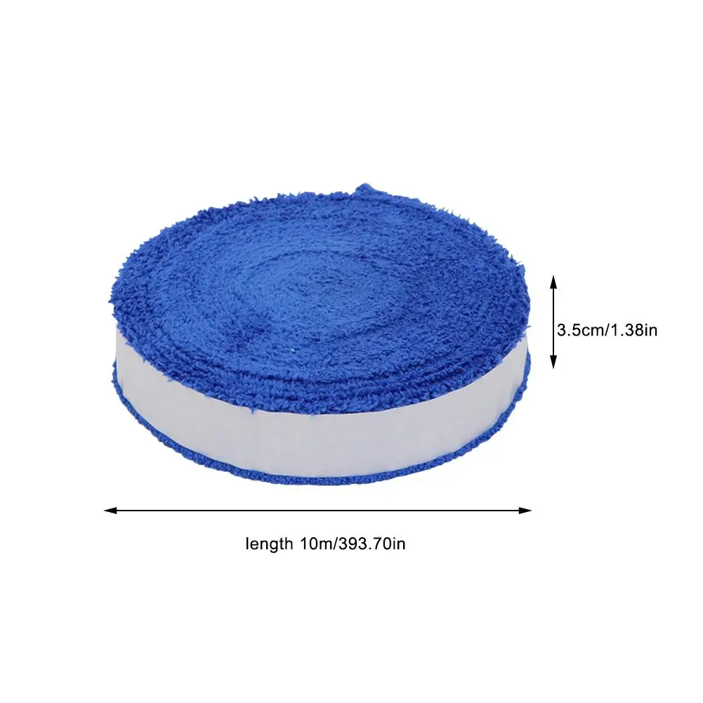 

Badminton Tennis Racket Sweatband Tape Cotton Towel Grip Big Reel Towel Grip Roll Sweatband Tape