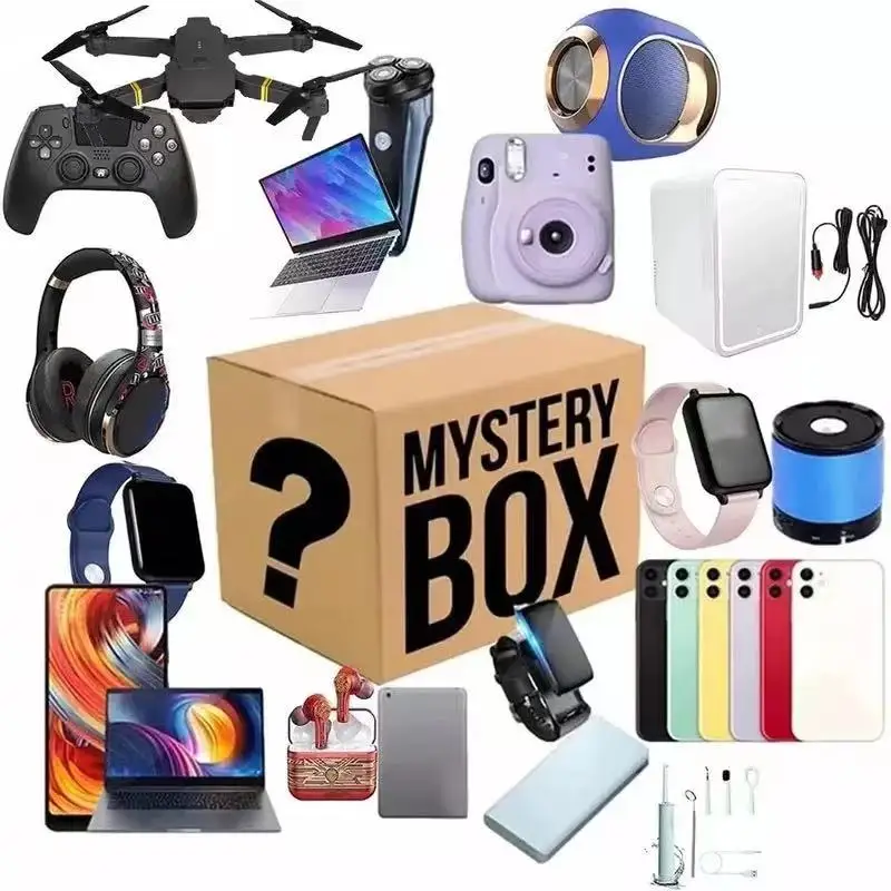 

2021 New Lucky gift box Mystery Box Premium Electronic Product Lucky Mystery Box 100% Surprise Boutique 3 To 10 Pcs Random Item