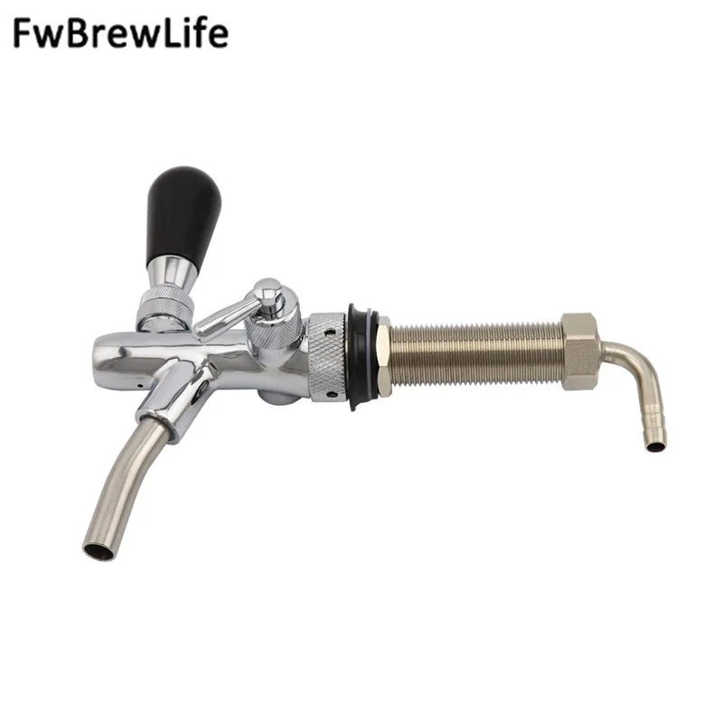 

Adjustable Beer Tap Faucet With 100mm Long Shank G5/8in Thread Homebrew Corny Keg Beer Dispenser Tap Bar Accessories