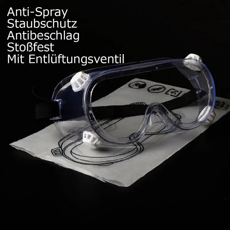 

Safety Goggles Anti-Dust Droplets Saliva Protection Anti-Fog Eye Cover
