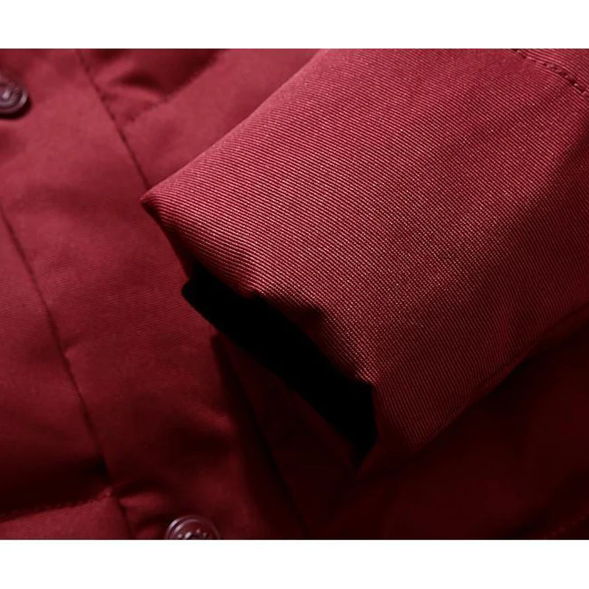 Мужской пуховик на белом утином пуху размеры до XXXL | Мужская одежда