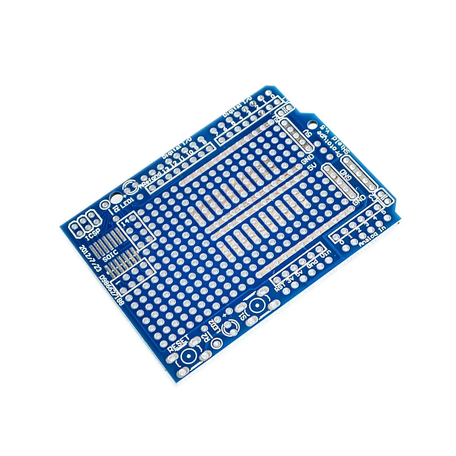 10 шт./лот прототип печатной платы для Arduino UNO R3 Щит FR 4 волокно 2 мм 54 Шаг DIY| |