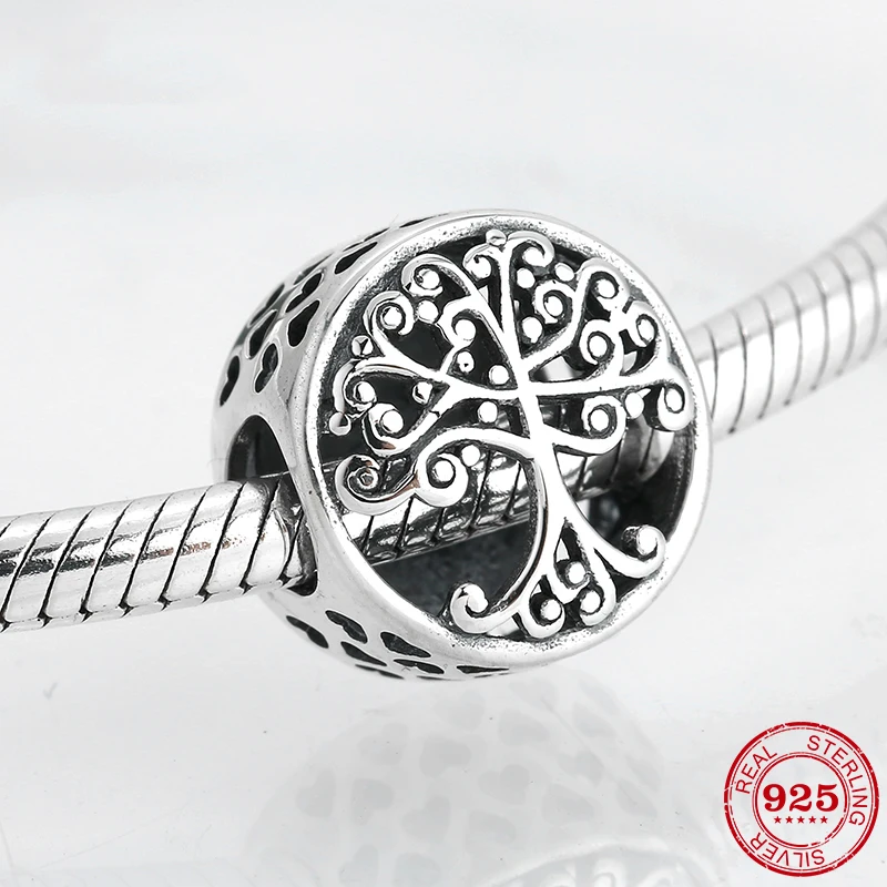 Подходят оригинальный 3 мм Пан талисманы браслет 925 стерлингового серебра семья