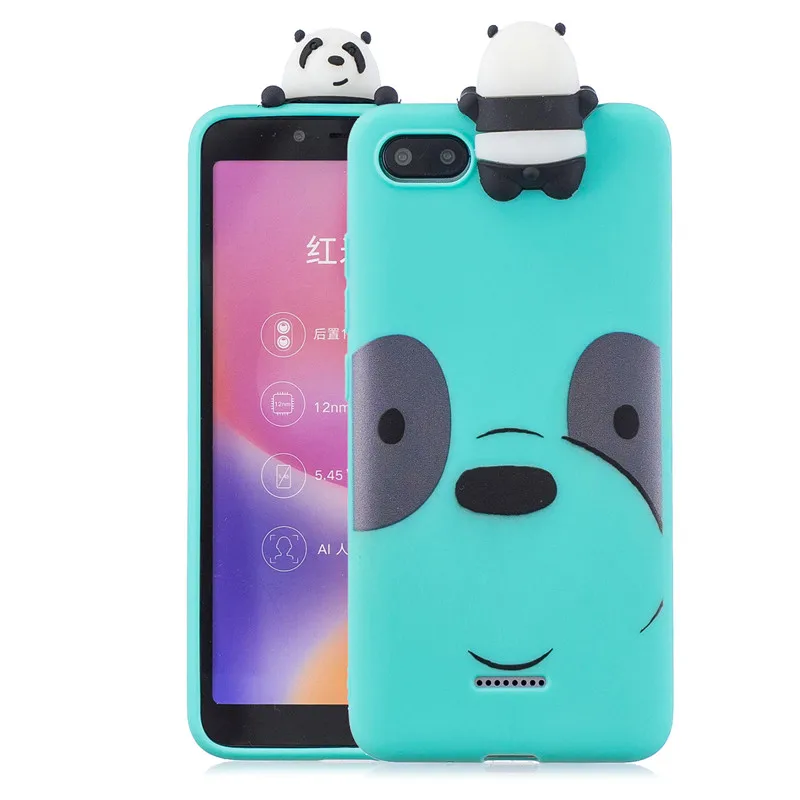 3D Мягкий Силиконовый ТПУ мультяшный чехол для Xiaomi Mi A3 A1 A2 Lite Redmi 8 7 8A 7A 6A 5A 4X S2 Go Note 5 6
