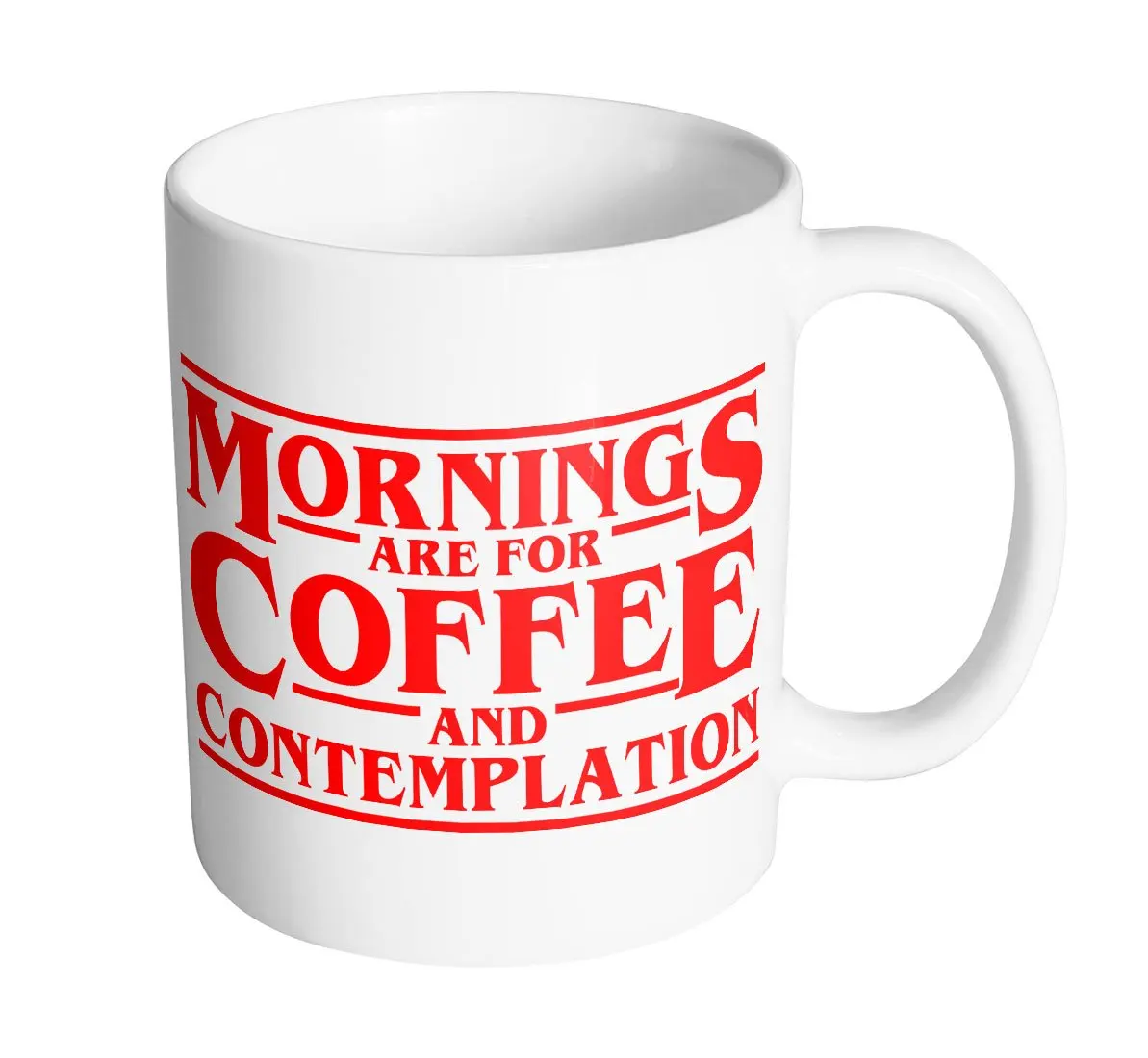 Кружка с цитатами утренние чашки для кофе кружки Contemplation очень странные дела | Дом