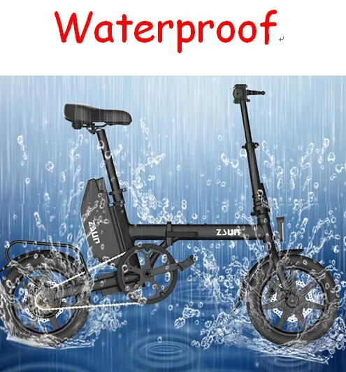 

Новый Style2018 мини складной электрический велосипед 10-дюймовый 21 скорость 48В литиевая батарея 240 Вт Электрический скутер