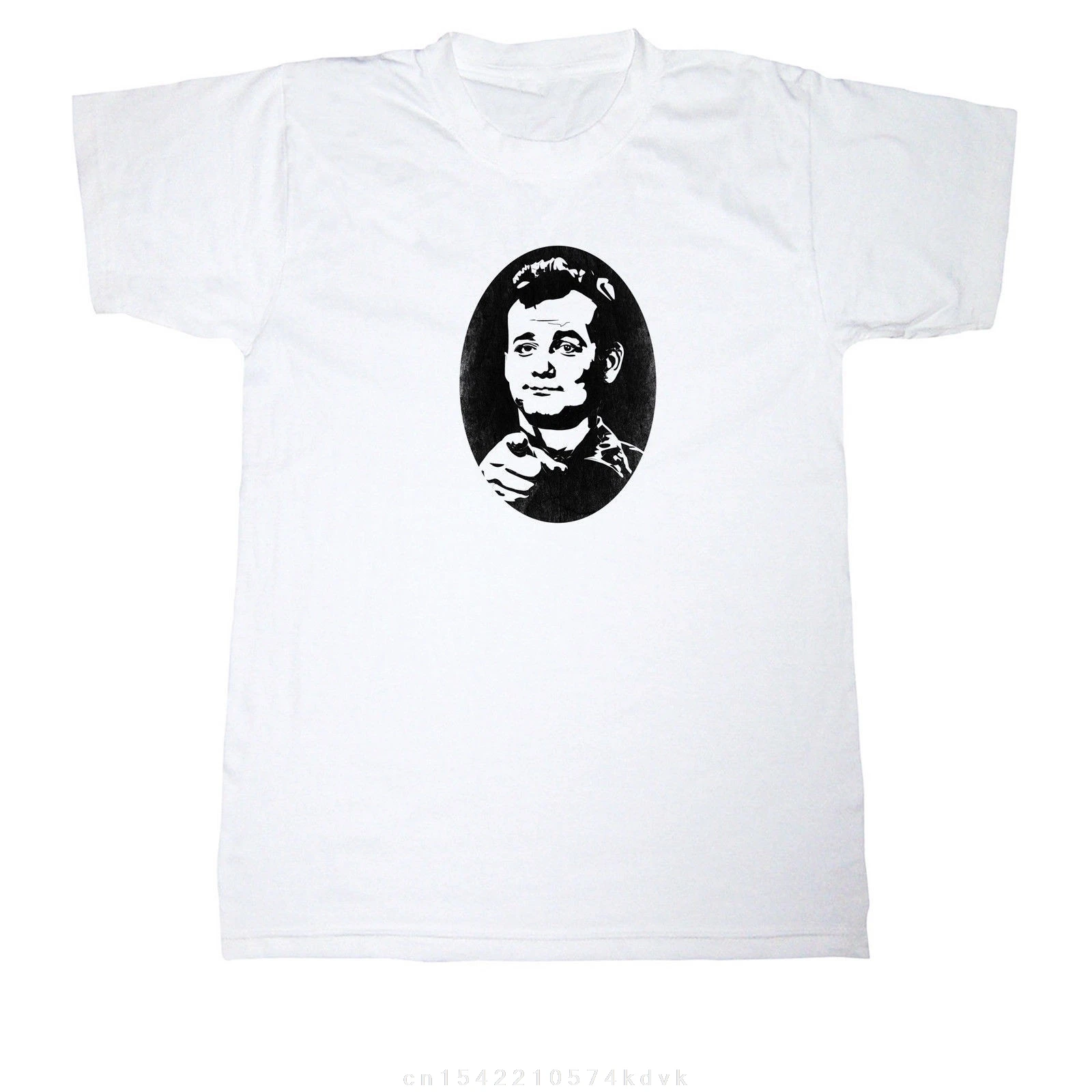 Мужская футболка с принтом Билла Мюррей из фильмов известного актера модная -