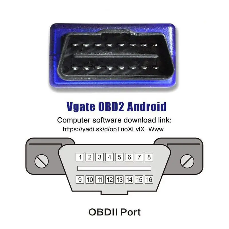 Автомобильный детектор неисправностей беспроводной Bluetooth автоматический OBD II