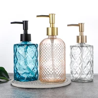 glass bottle liquid soap dispensers 307 stainless steel pump bottle shampoo dispenser for bathroom accessories kitchen supplies