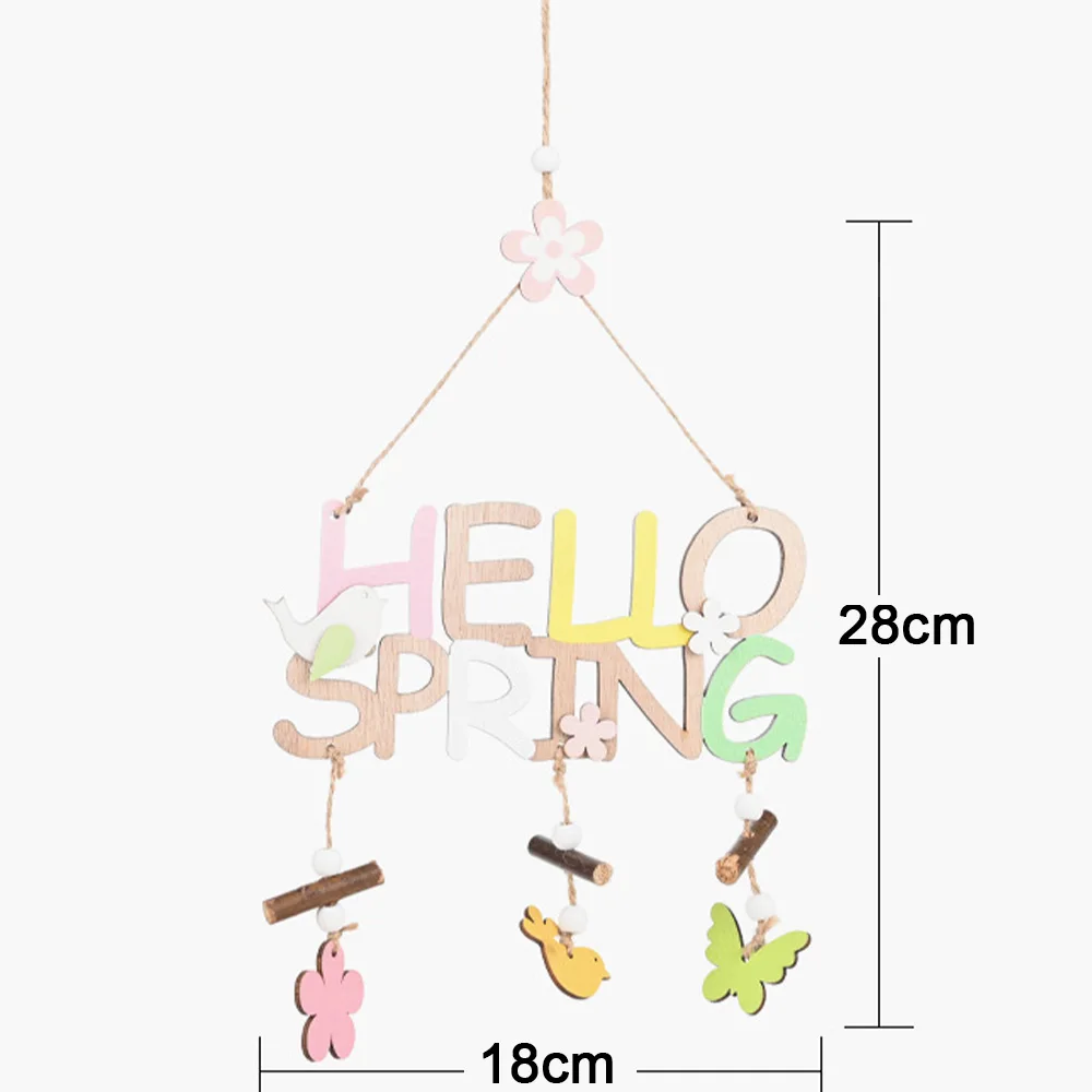 Деревянный кулон с буквенным знаком &quotПасха&quot Декоративный HELLO весенний