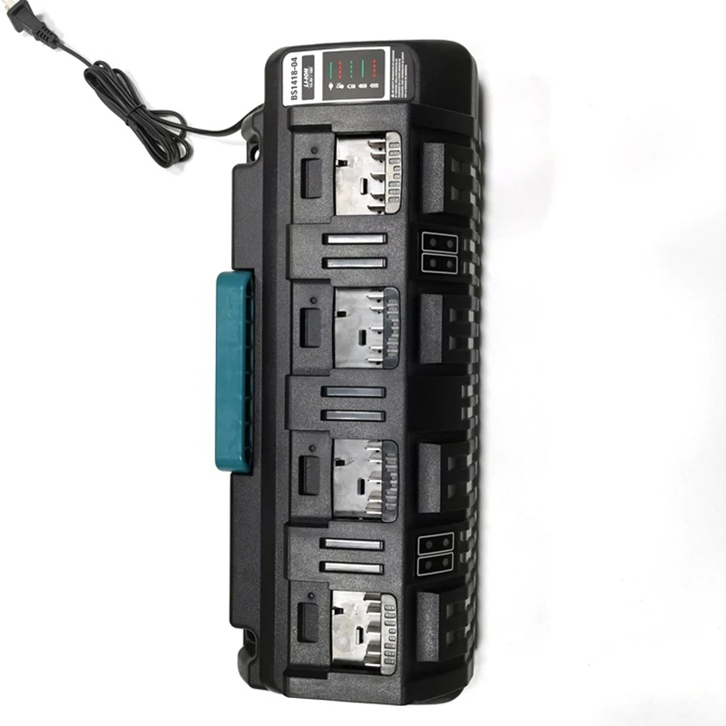 GTF 4 розетки литий-ионная батарея зарядное устройство BS1418-04 3A Max для BOSCH 14 V 18V BAT609