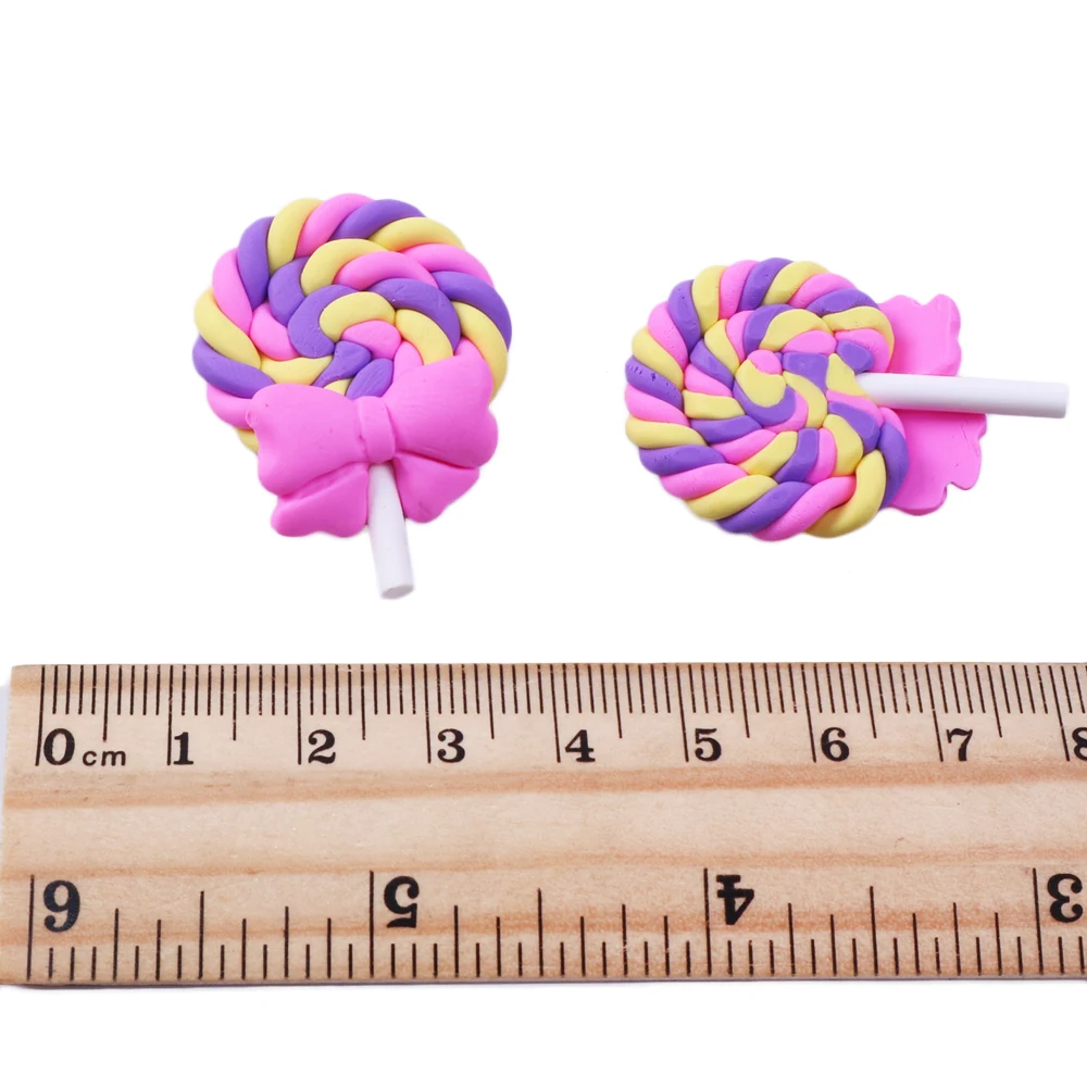 Давид аксессуары конфеты Полимерная глина Кабошоны с плоской задней