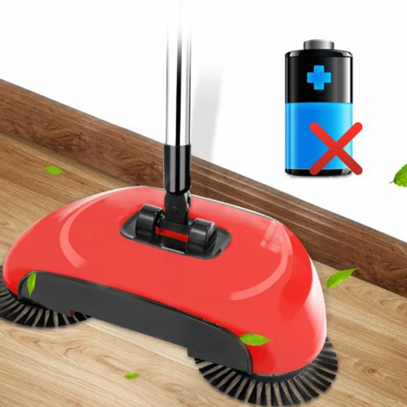 Нержавеющая сталь er ручной нажимной тип толчок ic метла Пылезащитная ручка