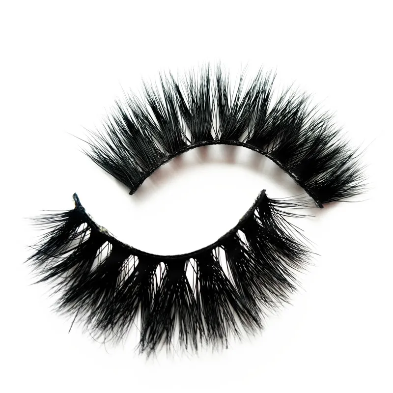 Супер мягкие норковые ресницы 7D объемные настоящие безжалостные