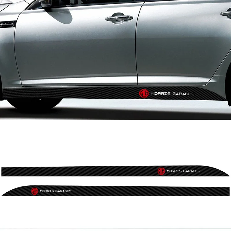 

2pcs Automobile Side Waist Carbon Fiber Car Logo Sticker for Morris Garages MG MG3 MG5 MG6 MG7 MG3SW MGTF MG996R HS MG90S MG995