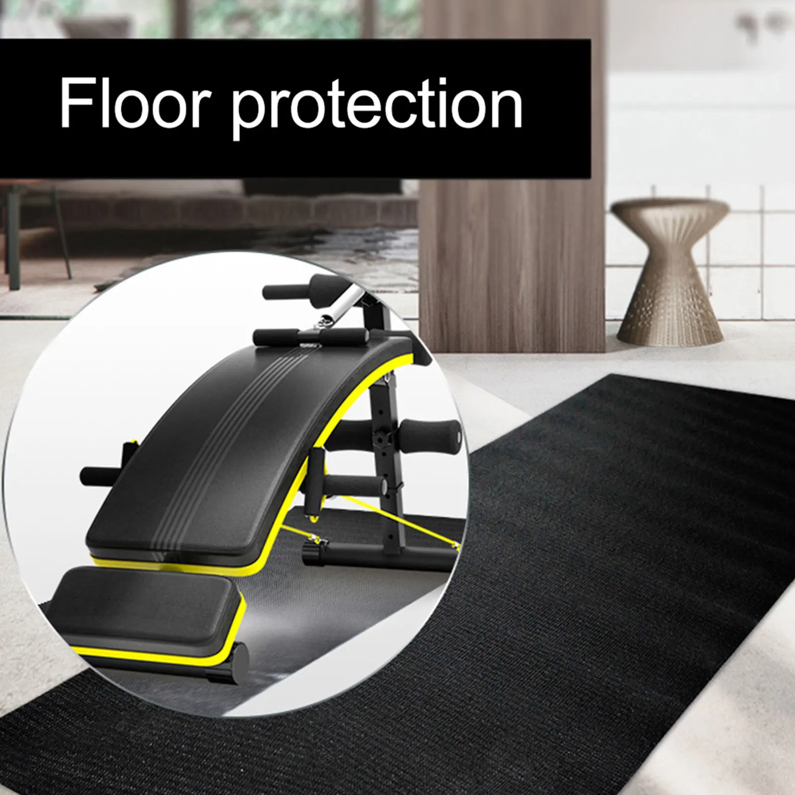 

Exercise Equipment Mat Durable Wear-resistant Treadmill Mat For Floors And Carpet Protection Training Equipment Accessories