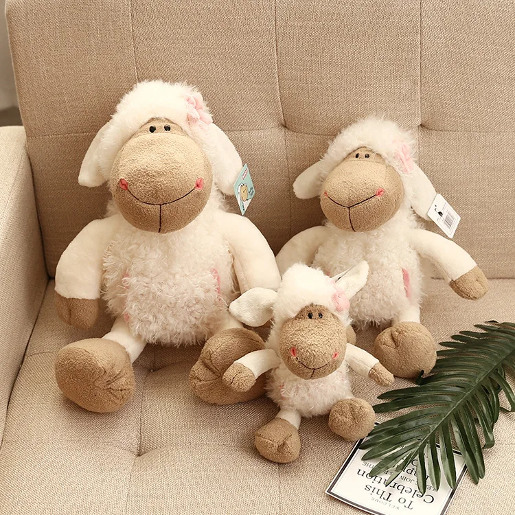 25 см/35 см/50 см/80 см Германия веселый цветами от sheep красивые, из плюша игрушки куклы для детей подарок на день рождения 1 шт