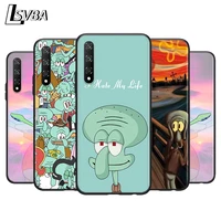 cartoon squidward tentacles for huawei y9s y6s y8s y8p y9a y7a y7p y5p y6p y7 y6 y5 pro prime 2019 2018 phone case cover