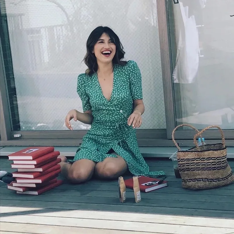 2019 Стильная летняя пляжная сумка во французском стиле соломенная Женская